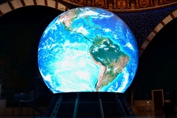 Giant Sphere LED Screen hauv Russia